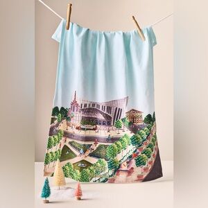 Anthropologie Holiday in the City Dish Towel - Nashville